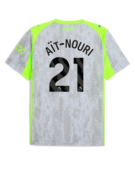 Billige Fotballdrakt Manchester City Rayan Ait-Nouri #21 Replika Tredjedrakt 2025-26 Kortermet Billige Fotballdrakt Manchester City Rayan Ait-Nouri #21 Replika Tredjedrakt 2025-26 Kortermet
